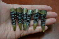 Swirl Brown Buffalo Horn Toggle Buttons