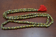 Brown Skull Tibetan Buddhish Bone Mala Prayer Beads 8mm