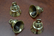 Handmade Solid Brass Farm Metal Bells 2 1/4"