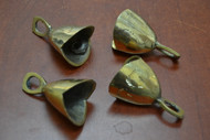 Handmade Solid Brass Farm Metal Bells 2 3/4"