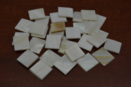 White Square Mother of Pearl Shell Blanks