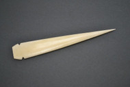 White Buffalo Bone Spearhead Arrowhead 7"