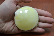 Golden Mother Of Pearl Shell Trinket Box