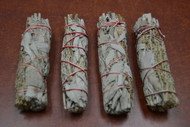 California White & Blue Sage Smudge Bundle 4"