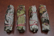 California White & Yerba Santa Sage Smudge Bundle 4"
