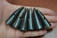 One Hole Buffalo Black Horn Toggle Buttons