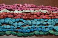 12 Strands Assort Handmade Carved Clay Beads