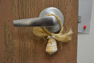 Brown Cone Conch Seashell Hanger Door Bottle Beach Decor