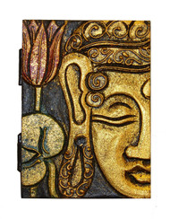 Gold Wooden Buddha Box