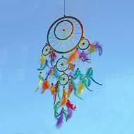 Large Rainbow Dream Catcher