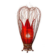 Small Tulip Lamp Red