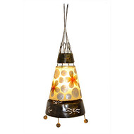 Cone Lamp With Capiz Shell