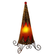 Medium Cone Table Lamp Orange