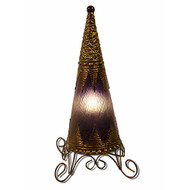 Medium Cone Table Lamp Purple