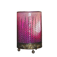 Pink Wave Design Table Lamp