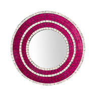 Shimmer Pink Mosaic Mirror