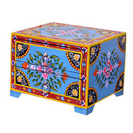 Hand Painted Jewellery Box with Two Drawers