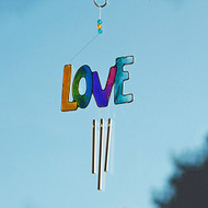 Rainbow LOVE Sun Catcher Windchime