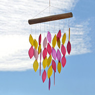 Sahara Frosted Glass Waterfall Wind Chime