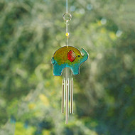 Turquoise Elephant Wind Chime Sun Catcher