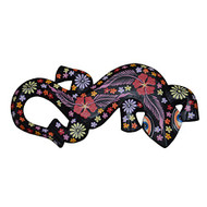 Gecko Wall Plaque Black