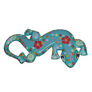 Gecko Wall Plaque Teal