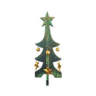 Small Green Wooden Christmas Tree