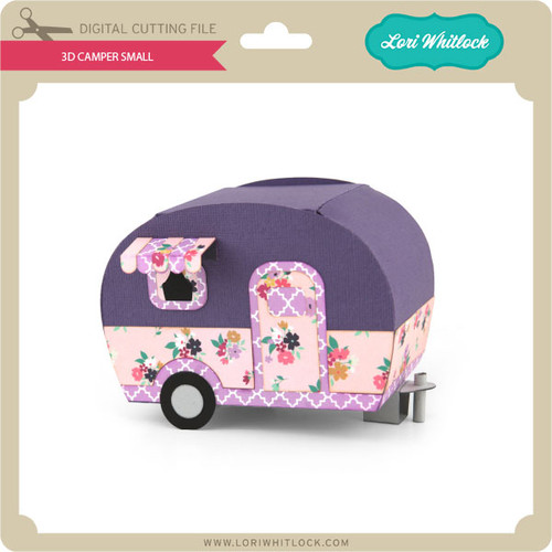 Download 3D Camper Small - Lori Whitlock's SVG Shop