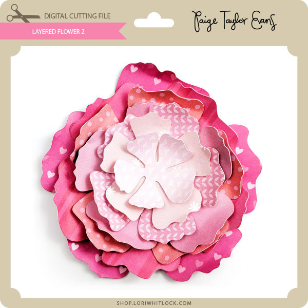 Layered Flower 2 Lori Whitlock S Svg Shop