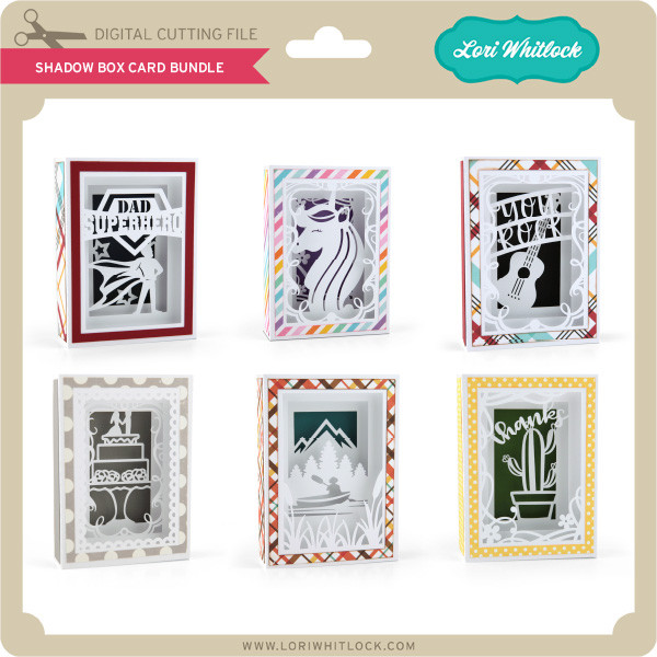 Shadow Box Card Bundle - Lori Whitlock's SVG Shop