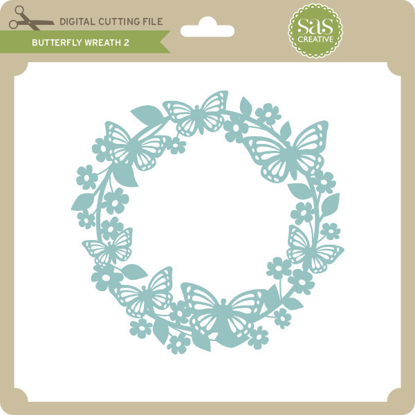 Download Butterfly Wreath 2 - Lori Whitlock's SVG Shop