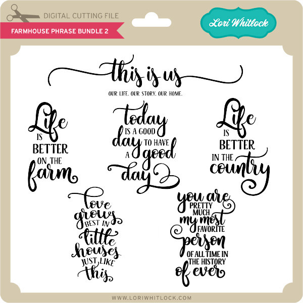Download Farmhouse Phrase Bundle 2 Lori Whitlock S Svg Shop PSD Mockup Templates
