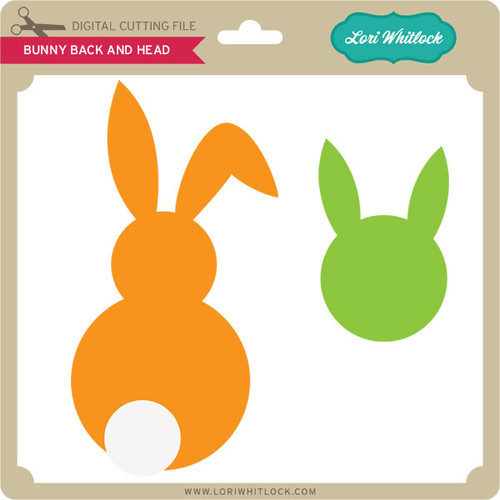 Download Bunny Back and Head - Lori Whitlock's SVG Shop