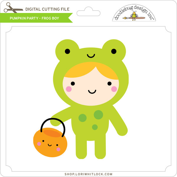 Download Pumpkin Party Frog Boy Lori Whitlock S Svg Shop