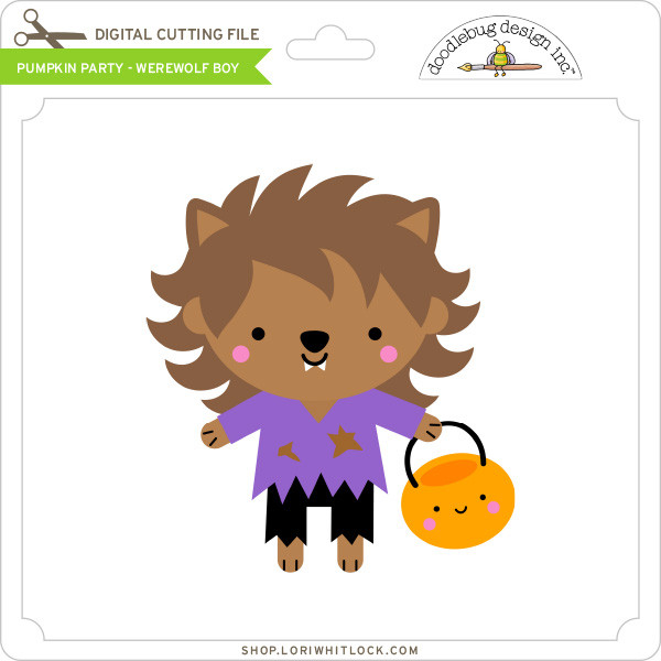 Download Pumpkin Party Werewolf Boy Lori Whitlock S Svg Shop
