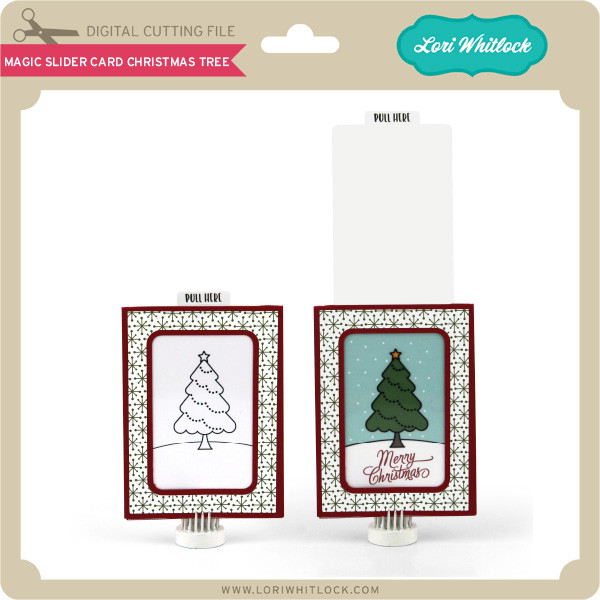Magic Slider Card Christmas Tree Lori Whitlock S Svg Shop