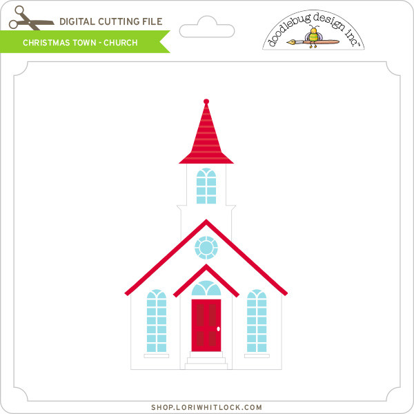 Download Christmas Town Church Lori Whitlock S Svg Shop