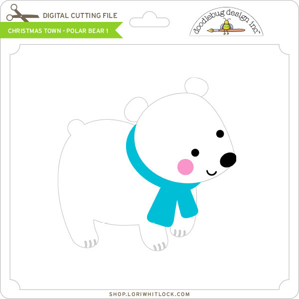 Christmas Town Polar Bear 1 Lori Whitlock S Svg Shop