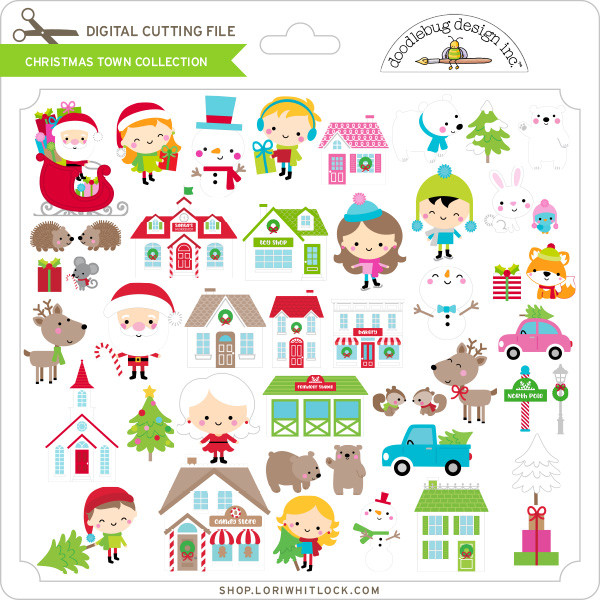 Download Christmas Town Collection Lori Whitlock S Svg Shop