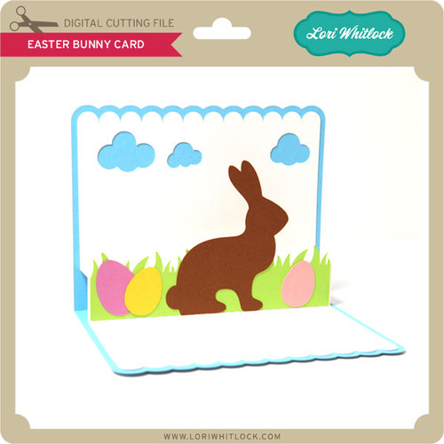 Download Easter Bunny Card - Lori Whitlock's SVG Shop