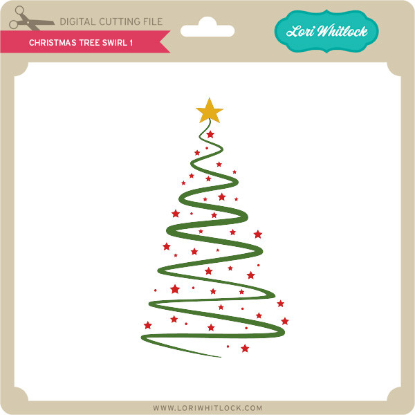 Download Christmas Tree Swirl 1 - Lori Whitlock's SVG Shop