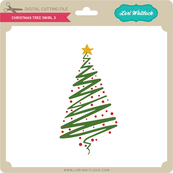 Download Christmas Tree Swirl 3 - Lori Whitlock's SVG Shop