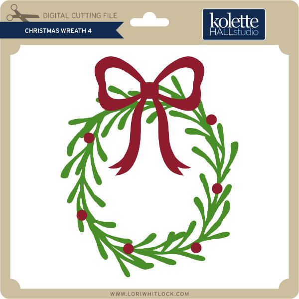 Download Christmas Wreath 4 - Lori Whitlock's SVG Shop