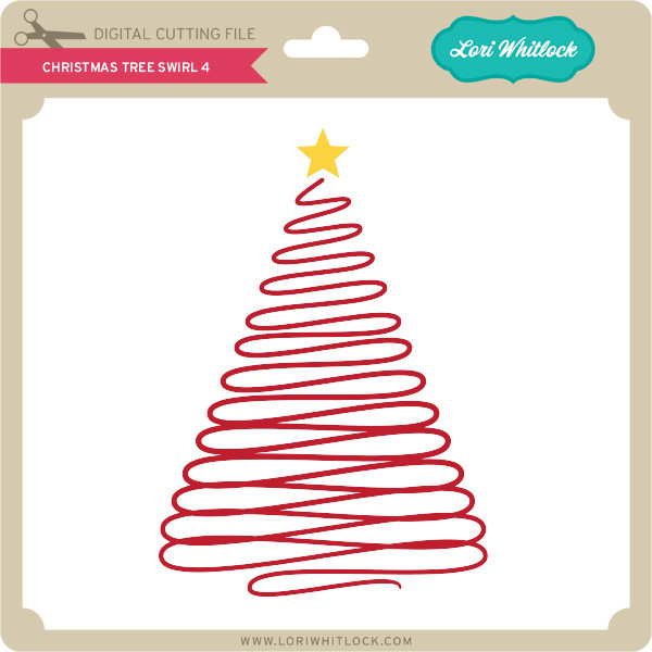 Download Christmas Tree Swirl 4 Lori Whitlock S Svg Shop