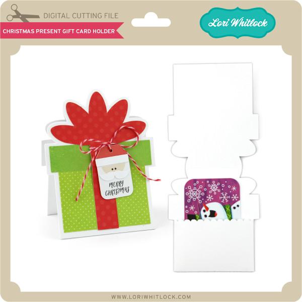 Download Christmas Present Gift Card Holder Lori Whitlock S Svg Shop