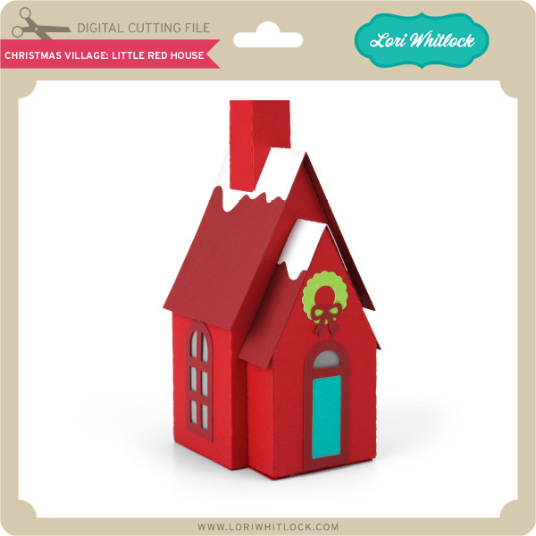 Download Christmas Village Little Red House Lori Whitlock S Svg Shop