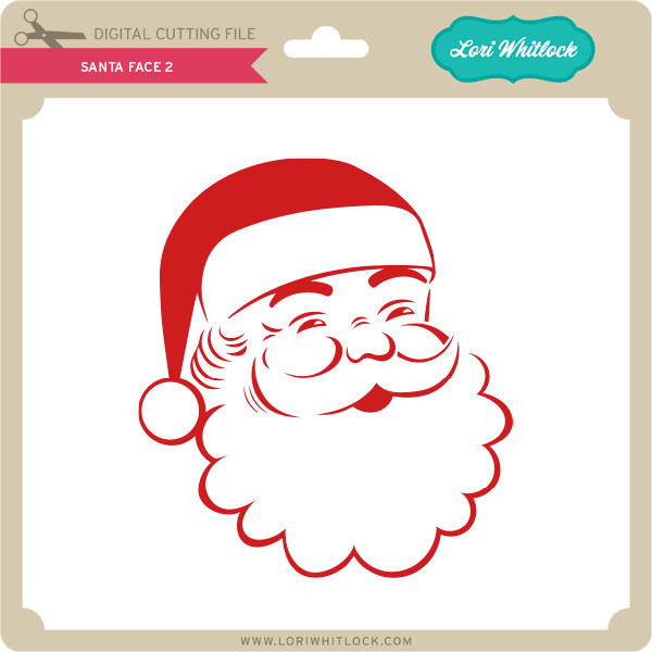 Download Santa Face 2 - Lori Whitlock's SVG Shop