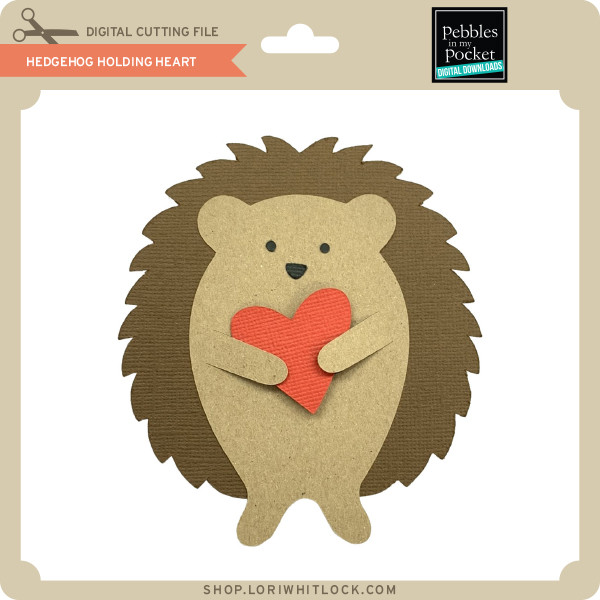 Download Hedgehog Holding Heart Lori Whitlock S Svg Shop