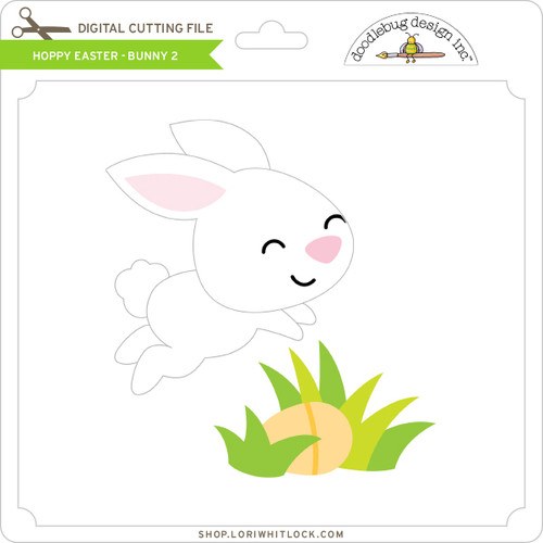 Download Hoppy Easter - Bunny 2 - Lori Whitlock's SVG Shop