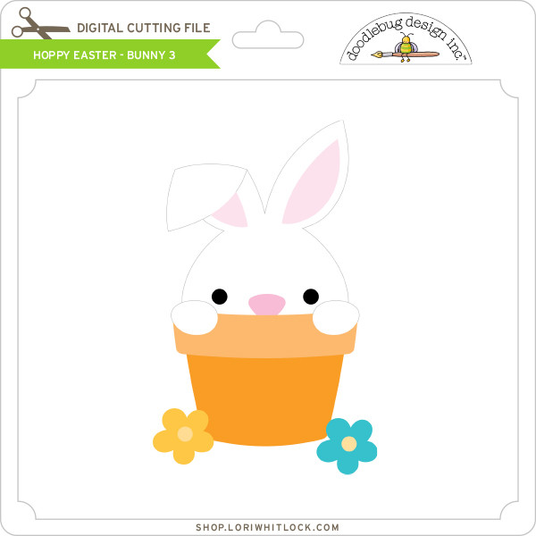 Download Hoppy Easter - Bunny 3 - Lori Whitlock's SVG Shop